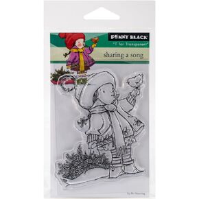 Penny Black Clear Stamp Set, 30-389,Sharing a Song in Kuwait