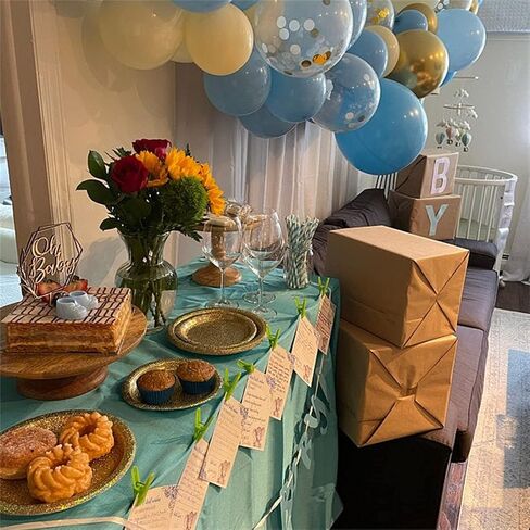 غطاء لتزيين حفلات الأطفال الريفية من أو بيبي بتصميم كعكة لحفلات استقبال المولود الجديد، للأولاد والبنات، بتصميم خشبي in Kuwait