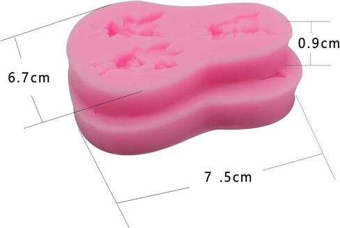 HengKe 2 قطع صغيرة زهرة الجنية الملاك فتاة سيليكون العفن الجنية الفوندانت الخبز اليدوية الصابون الطين قوالب الشوكولاته السكر والمجوهرات ، الطين البوليمر ، مشاريع صياغة ، حلوى بودنغ in Kuwait