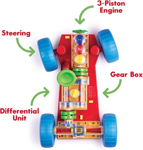 سيارة Quercetti Isotta Discovery - مقدمة بسيطة للأعمال الداخلية للسيارة (صُنع في إيطاليا. in Kuwait