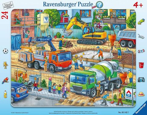 Ravensburger 05142 Children's Puzzle Busy Construction Site 24 Pieces in Saudi Arabia