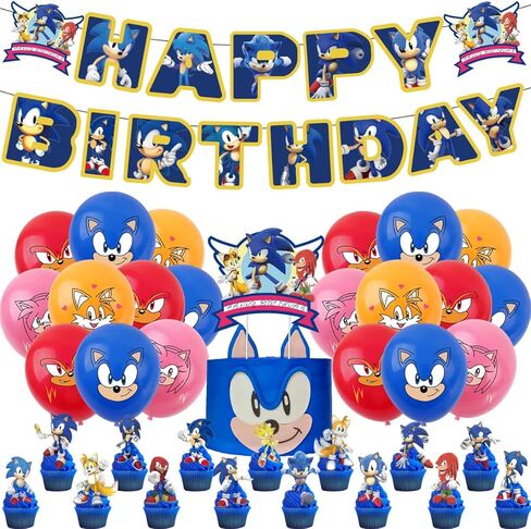 Hedgehog Birthday Party Supplies 33 Packs, 16 Tissues + 16 Plates + 1 Tablecloth in Kuwait