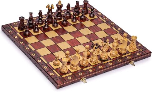 مجموعة العاب شطرنج اوروبية عالمية، 60 سم، امباسادور in Kuwait