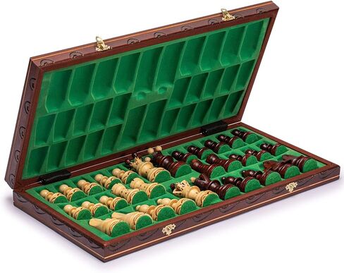 مجموعة العاب شطرنج اوروبية عالمية، 60 سم، امباسادور in Kuwait