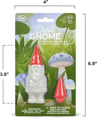 Desk GNOME, Pencil Sharpener and Eraser Set in Saudi Arabia
