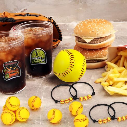 36PCS Football Party Favors Football Charm Bracelets Mini Football Keychains Stress Ball Goodie Bag Favor Supplies for Sports Football Birthday Party Fall Thanksgiving Gifts Team Players Decorations in Kuwait