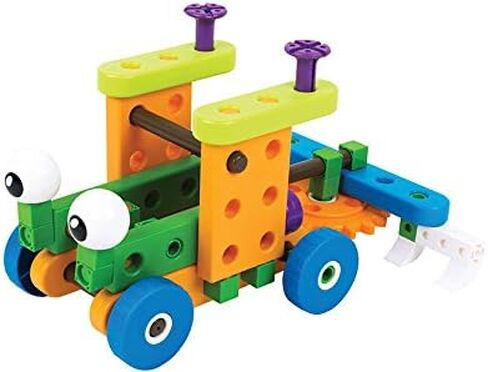 Thames & Kosmos Kids First Automobile Engineer Kit | STEM | 32 Page Full-Color Illustrated Storybook | Ages 3+ | Preschoolers & Kindergartners | Develop Fine Motor Skills | Parents’ Choice Gold Award in Saudi Arabia