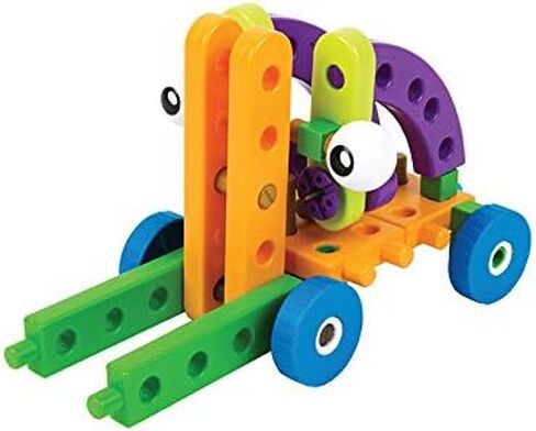 Thames & Kosmos Kids First Automobile Engineer Kit | STEM | 32 Page Full-Color Illustrated Storybook | Ages 3+ | Preschoolers & Kindergartners | Develop Fine Motor Skills | Parents’ Choice Gold Award in Saudi Arabia