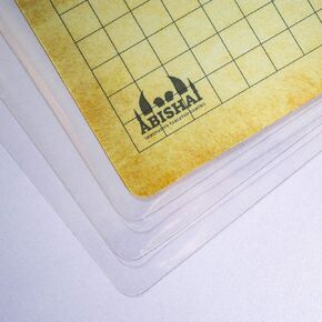 ابيشاي ملحقات حصيرة شبكة المعركة ار بي جي مقاس 24 انش × 36 انش من بلاستيك PVC قابلة للمسح الجاف 3 قطع - خريطة لعب الادوار على الطاولة - لعب دور دي ان دي - خرائط الابراج والتنانين in Kuwait