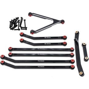 كوديا ريسينغ مجموعة وصلات تعليق من الالومنيوم وربطة قضيب التوجيه لسيارة اكسيال 1/24 SCX24 جيب جلادياتور AXI00005 مطورة لسيارات الزاحف التي تعمل بجهاز تحكم عن بعد in Kuwait