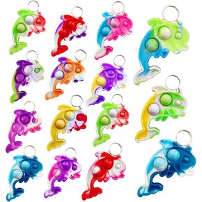 سلسلة مفاتيح فقاعات صغيرة الحجم من colorbopop هدية تململ، هدايا حفلات الأخطبوط، طلاب الفصول الدراسية بنين بنات هدايا عيد ميلاد صغيرة in Kuwait