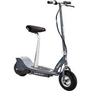 Razor E300S Seated Electric Scooter for Kids Ages 13+ - 9" Pneumatic Tires, Removable Seat, Up to 15 mph and 40 min of Ride Time, for Riders up to 220 lbs