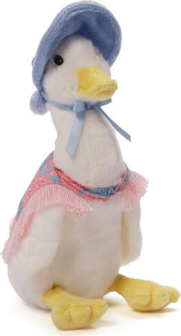 GUND Beatrix Potter Jemima Puddle Duck Plush, Stuffed Animal for Ages 1 and Up, White/Pink, 7.5" in Saudi Arabia