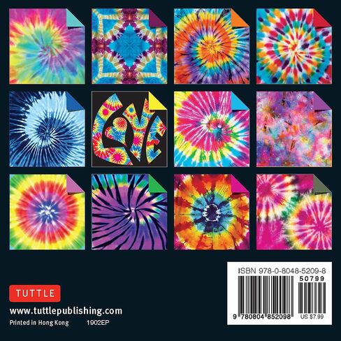 Origami Paper 300 sheets Tie-Dye Patterns 4" (10 cm): Tuttle Origami Paper: Double-Sided Origami Sheets Printed with 12 Different Designs in Saudi Arabia
