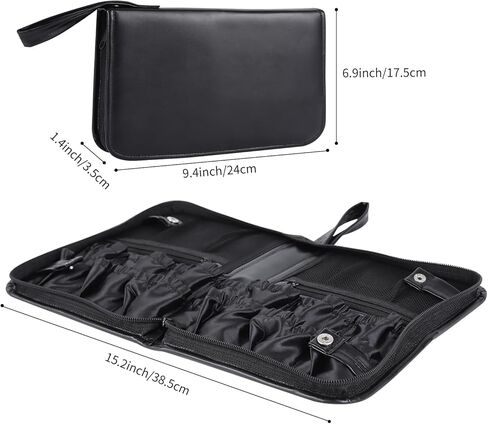 Crochet Hook Case Crochet Hook Organizer Portable Crochet Hook Holder Knitting Needles Case Travel Storage Bag for Knitting Needles, Knitting Accessories (Bag Only!) in Kuwait