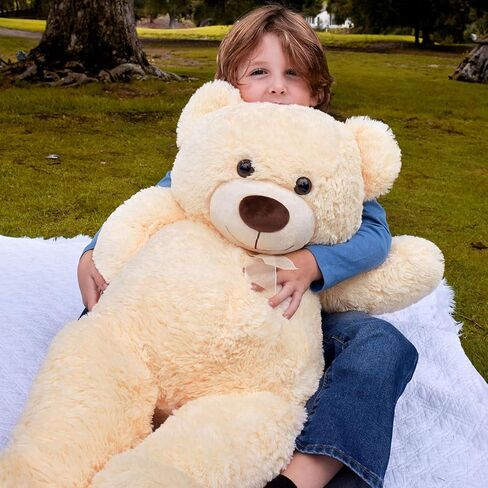 morismos العملاق تيدي بير محشوة الحيوان-35.4 '' كبير تيدي بير، لينة كبيرة تيدي بير لعبة أفخم، الوردي محشوة تيدي بير، حيوان محشو كبير لفتاة صبي صديقة عيد الحب in Kuwait