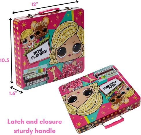 LOL Surprise Deluxe Activity Set for Kids with Carrying Tin, Coloring Sheets, Tattoos, Stickers, & Art Supplies, 200+ Pieces in Saudi Arabia