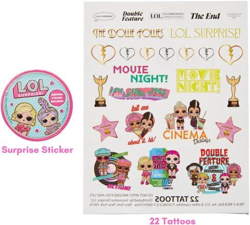 LOL Surprise Deluxe Activity Set for Kids with Carrying Tin, Coloring Sheets, Tattoos, Stickers, & Art Supplies, 200+ Pieces in Saudi Arabia