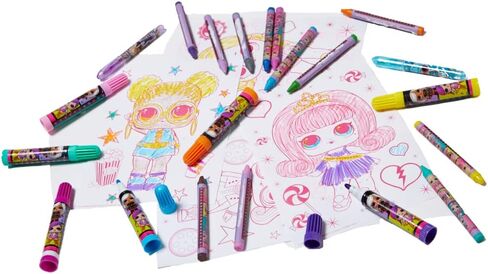 LOL Surprise Deluxe Activity Set for Kids with Carrying Tin, Coloring Sheets, Tattoos, Stickers, & Art Supplies, 200+ Pieces in Saudi Arabia