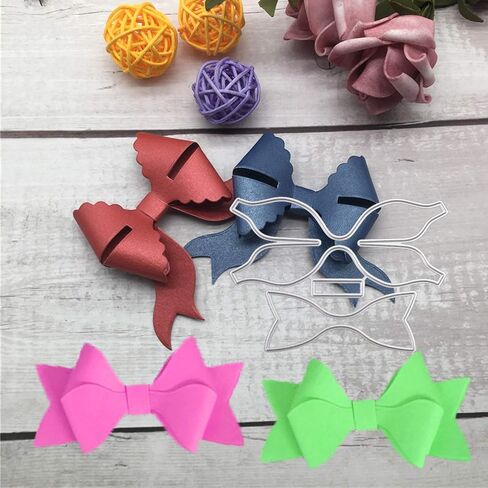مجموعة من 5 صبغات قطع ربطة عنق من Luckkyme، قطع من قوالب معدنية من أجل صناعة البطاقات DIY Pow Craft in Saudi Arabia