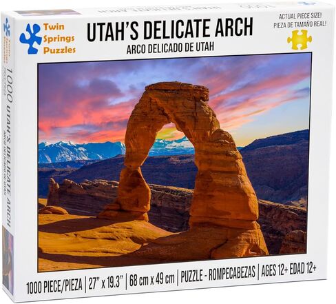 احجية جيغسو 1000 قطعة من توين سبرينج جودز، قوس يوتا الرقيق، 1000 قطعة in Kuwait