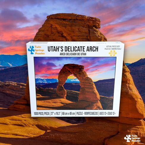 احجية جيغسو 1000 قطعة من توين سبرينج جودز، قوس يوتا الرقيق، 1000 قطعة in Kuwait