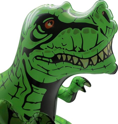 ديناصور رابتور قابل للنفخ من فورست آند تويلفث، بطول 2 قدم، ديكور مثالي لحفلات حمام السباحة، وحفلات أعياد الميلاد، والمنزل، ولعبة تعليمية ممتعة، عبوة من قطعتين (رابتور) in Kuwait