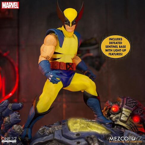 Mezco One: 12 Collective تقدم مجموعة صناديق فولاذية من ولفيرين DLX in Kuwait
