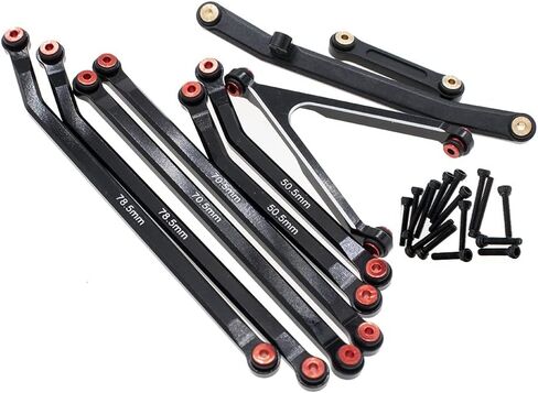 كوديا ريسينغ مجموعة وصلات تعليق من الالومنيوم وربطة قضيب التوجيه لسيارة اكسيال 1/24 SCX24 جيب جلادياتور AXI00005 مطورة لسيارات الزاحف التي تعمل بجهاز تحكم عن بعد in Kuwait