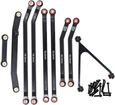 كوديا ريسينغ مجموعة وصلات تعليق من الالومنيوم وربطة قضيب التوجيه لسيارة اكسيال 1/24 SCX24 جيب جلادياتور AXI00005 مطورة لسيارات الزاحف التي تعمل بجهاز تحكم عن بعد in Kuwait