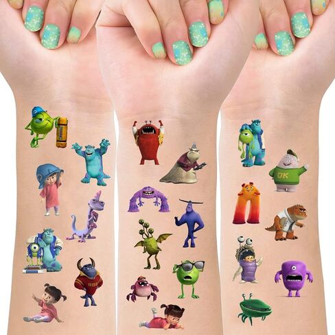 8 ورقات من العاب الوشم المؤقت للاطفال من لوازم حفلات اعياد الميلاد الجامعية وهدايا الحفلات لتزيين الحفلات in Kuwait