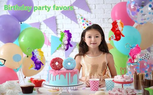 colorbopop Bulk Mini pop Bubble Keychain Fidget Present,octopus Party Favors,Classroom Students Boys Girls Birthday Small Gifts in Kuwait