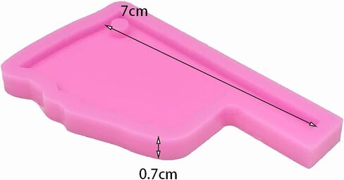 Shiny Glossy America USA State Oklahoma Map Shape Silicone Molds for DIY Craft Keychain Polymer Clay Mold Necklace Epoxy Pendant Jewellery Resin Crafting Making Backpack Cake Decor Fondant Mould in Saudi Arabia