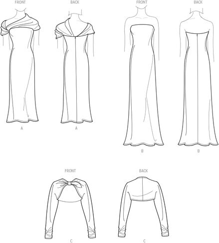 Simplicity Misses' Semi-Fitted Knit Dresses and Shrug Sewing Pattern Kit, Design Code S9820, Sizes 8-10-12-14-16, Multicolor in Saudi Arabia