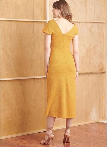 Simplicity Misses' Semi-Fitted Knit Dresses and Shrug Sewing Pattern Kit, Design Code S9820, Sizes 8-10-12-14-16, Multicolor in Saudi Arabia