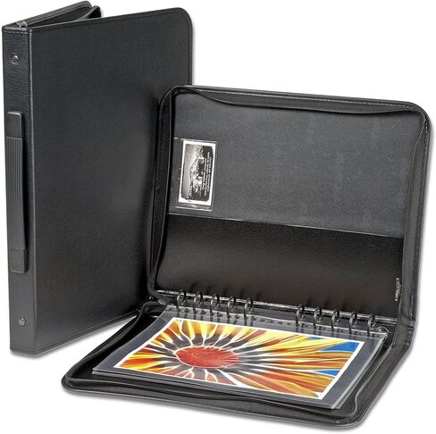 حافظة عرض محفظة احترافية مقاس 8.5 × 11 بوصة من فلورنسا مع 10 واقيات أوراق أرشيفية فائقة الوضوح in Kuwait