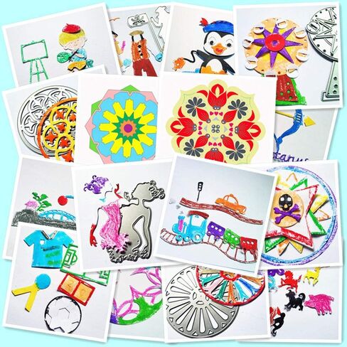 مجموعة قطار السكك الحديدية للسيارات يموت قطع معدنية لسجل القصاصات وصنع بطاقات عيد ميلاد أطفال حرفية عيد الميلاد يموت قطع in Kuwait