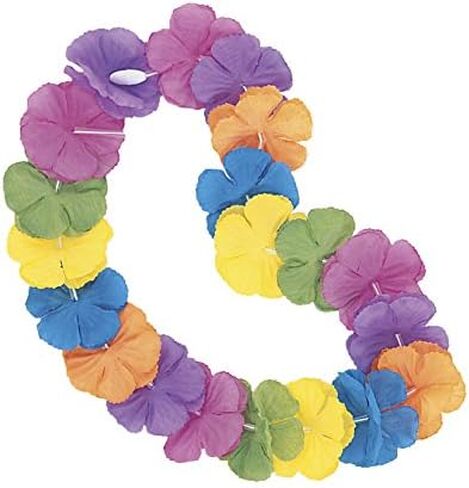 Child Luau Skirt & Lei Set - Vibrant & Tropical Design - Perfect for Parties, Hula Dance, Beach Fun in Saudi Arabia