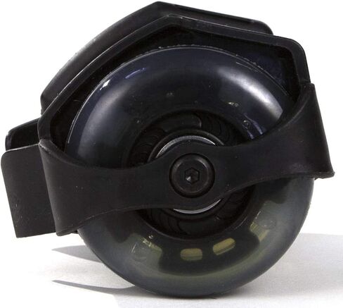 Skate Buds Strap-on Heel Skates - 1 Pair (Black) in Saudi Arabia