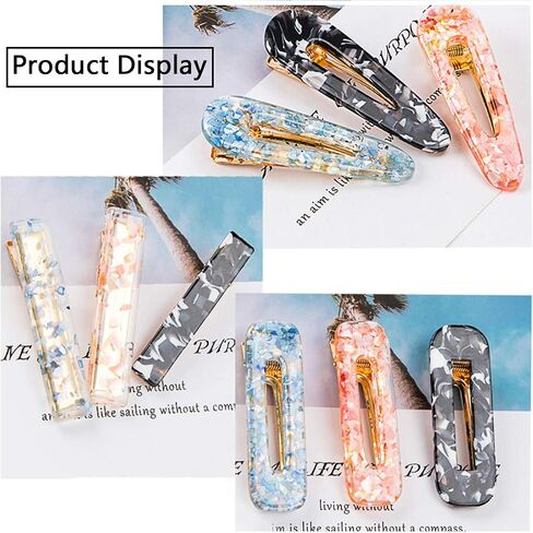 FineInno Barrette Resin Molds DIY Hair Pin Casting Molds,Hair Clip Molds Strip Silicone Molds Jewelry Molds Epoxy Resin Hair Pin,Bookmark in Saudi Arabia
