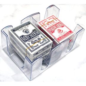 صينية بطاقات دوارة من فونبير مكونة من 6 طاولات - دوارة ناعمة 360 درجة - حامل بطاقات لعب مريح رائع لملحقات كاناستا واليدين والقدمين والتعامل والتخلص منها (صينية مكونة من 6 قطع) in Kuwait