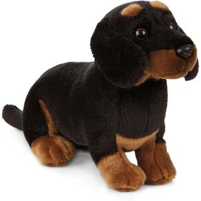 Living Nature Dachshund Puppy, Realistic Soft Cuddly Dog Toy, Naturli Eco-Friendly Plush, 7 Inches in Saudi Arabia