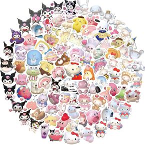 100 جهاز كمبيوتر شخصى 3D ملصقات لطيف ملصقات Kawaii ملصقات أنيمي ملصقات للأطفال ملصقات زجاجة ماء الفينيل ملصقات ملصقات الكمبيوتر المحمول حزم الهدايا في سن المراهقة لمحبي الكرتون in Kuwait