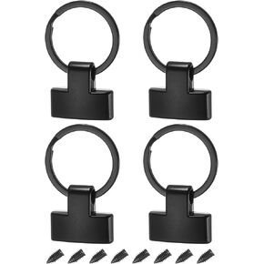 uxcell Key Fob Hardware Keychain Ring محفظة حقيبة الأجهزة لسلسلة مفاتيح السيارة، حبل التعليق in Kuwait