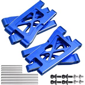 Aluminum Front & Rear Suspension Arms 4-Pack Upgrades for 1/18 Traxxas LaTrax Teton Desert Prerunner SST, Replace Parts 7630 (Blue) in Kuwait