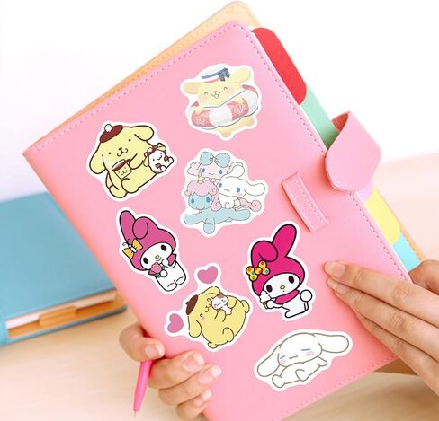 Kawaii Stickers 300 Cute Kawaii Stickers, Cute Japanese Anime Stickers for Kids Teen Girls Adult Laptop Guitar Suitcase Skateboard Waterproof Stickers (300 Cute) in Kuwait