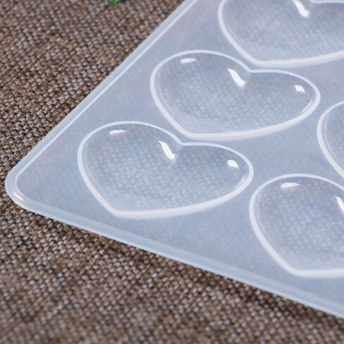 MOTZU 9-تجويف على شكل قلب قوالب الراتنج، قالب سحر السيليكون، قالب صب مجوهرات إيبوكسي، لميدالية المفاتيح اليدوية/قلادة/أقراط/ صناعة الحرف اليدوية in Kuwait