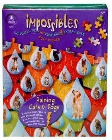 Impossible 750-Piece Raining Cats and Dogs Puzzle in Saudi Arabia