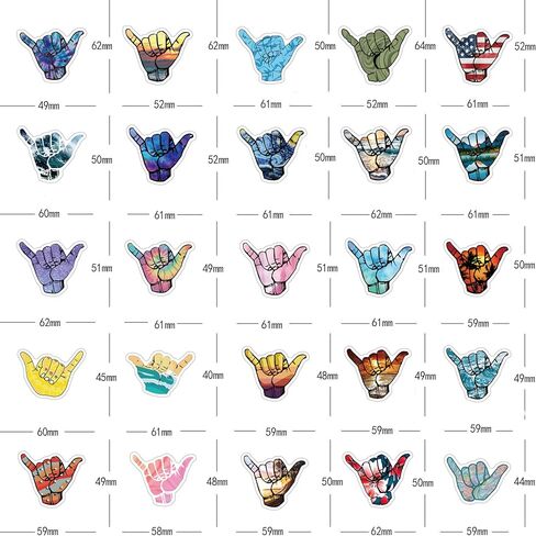 62 قطعة من الملصقات السائبة المعلقة المقاومة للماء للأطفال والبنات والأولاد والمراهقين والبالغين لأعياد الميلاد والهالوين ومستلزمات الديكور الخاصة بزجاجة المياه والكمبيوتر المحمول والدراجة in Kuwait