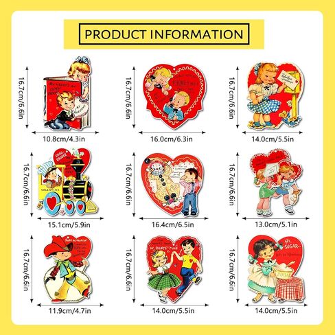 مجموعة ديكورات عيد الحب العتيقة من xituodai تتضمن 3 قطع لافتة عيد الحب مع 20 نمطًا من بطاقات التعليق و9 قطع دوامة معلقة، لوازم حفلات عيد الحب التقليدية in Kuwait